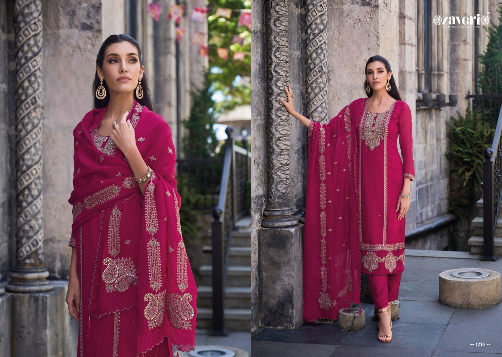 Jil Mil By Zaveri Heavy Designer Readymade Suits Catalog